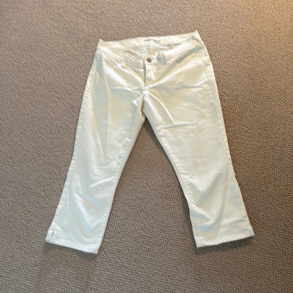 White mid-calf Old Navy Jeans